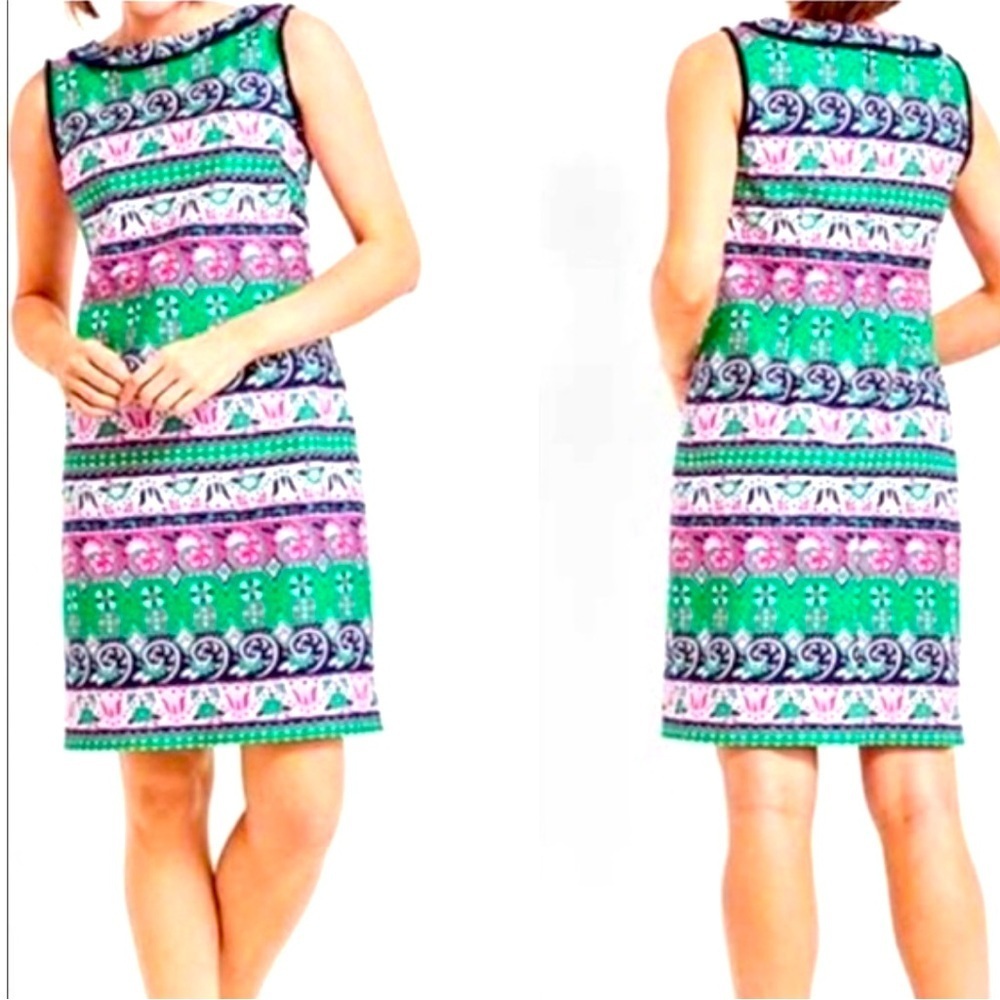 Talbots Multi Color Floral Sleeveless
Sheath Dress, size 16